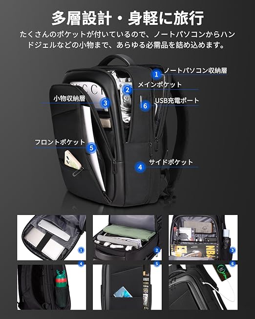 ビジネスリュック - 画像 (3)