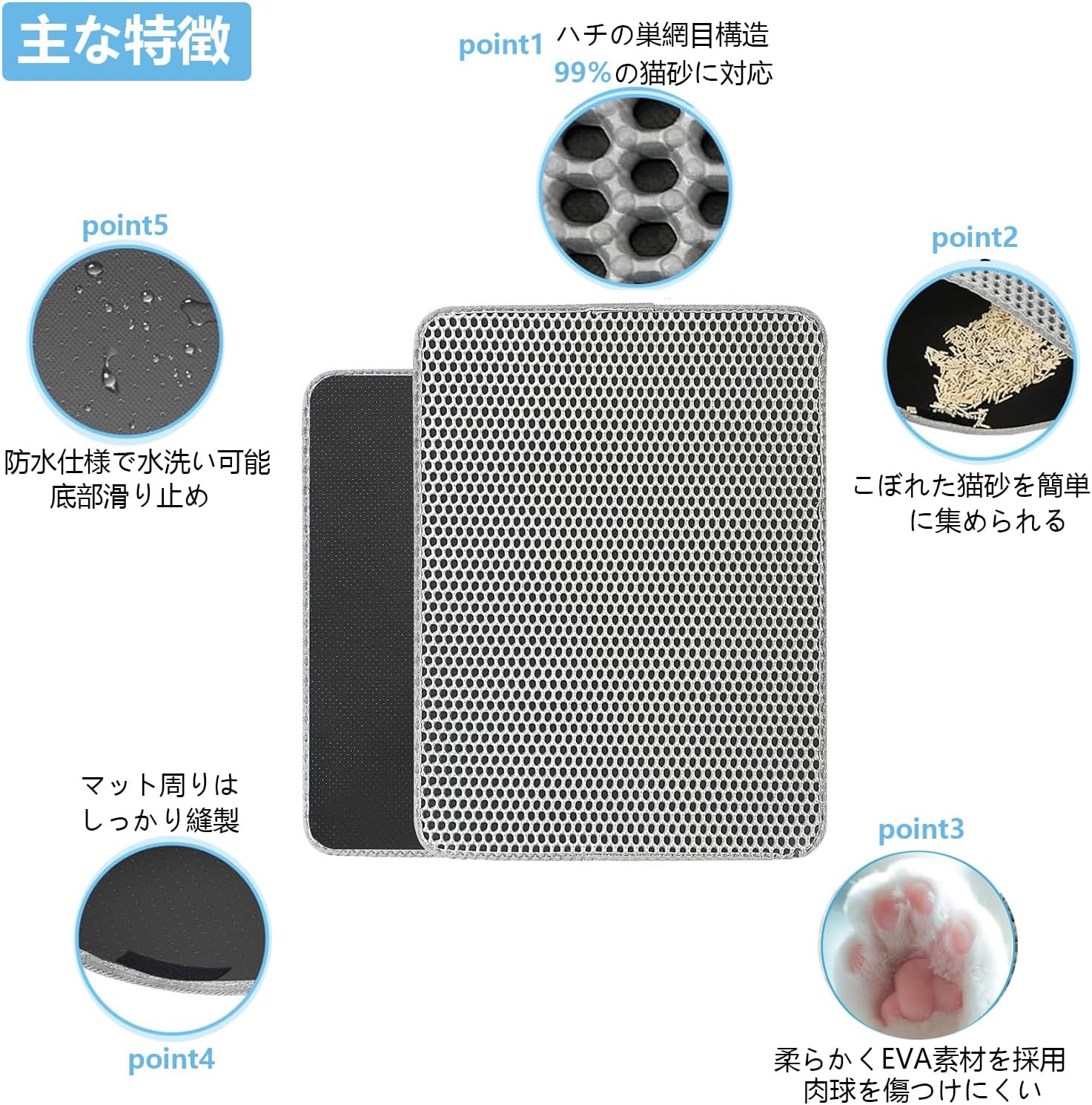 猫トイレマット - 画像 (4)