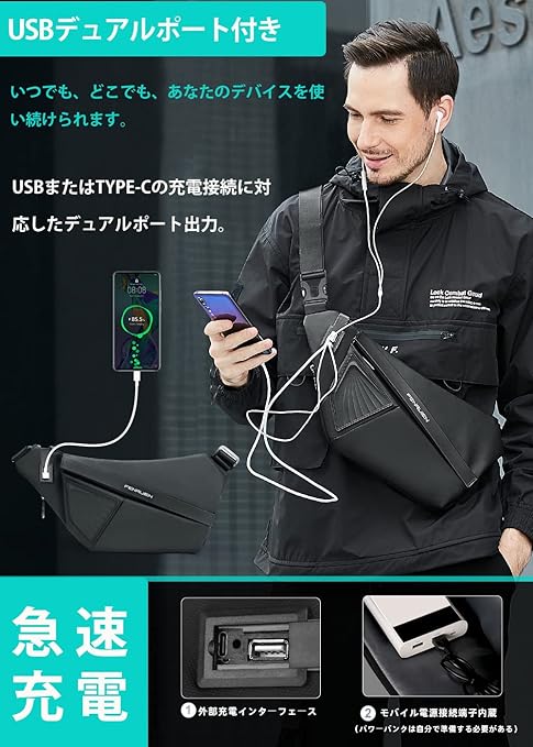 ボディバッグ メンズ - 画像 (2)