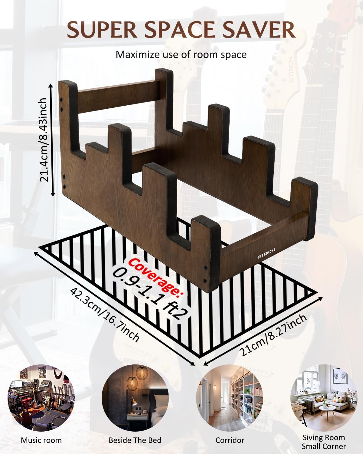 ギタースタンド 木製 - 画像 (5)