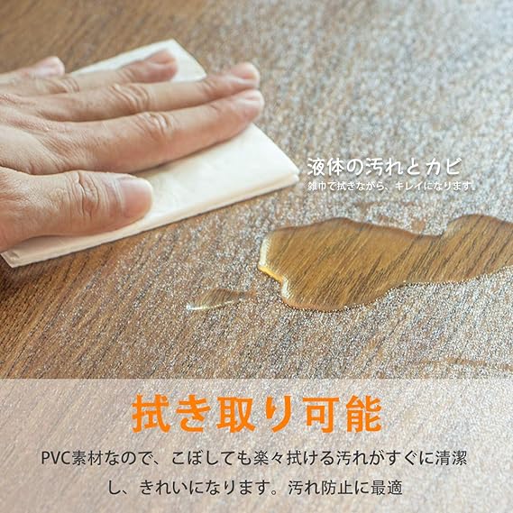 クリア PVC マット - 画像 (4)